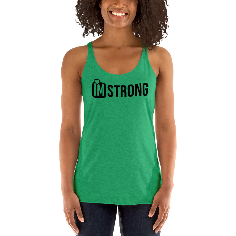 IM STRONG Women's Racerback Tank