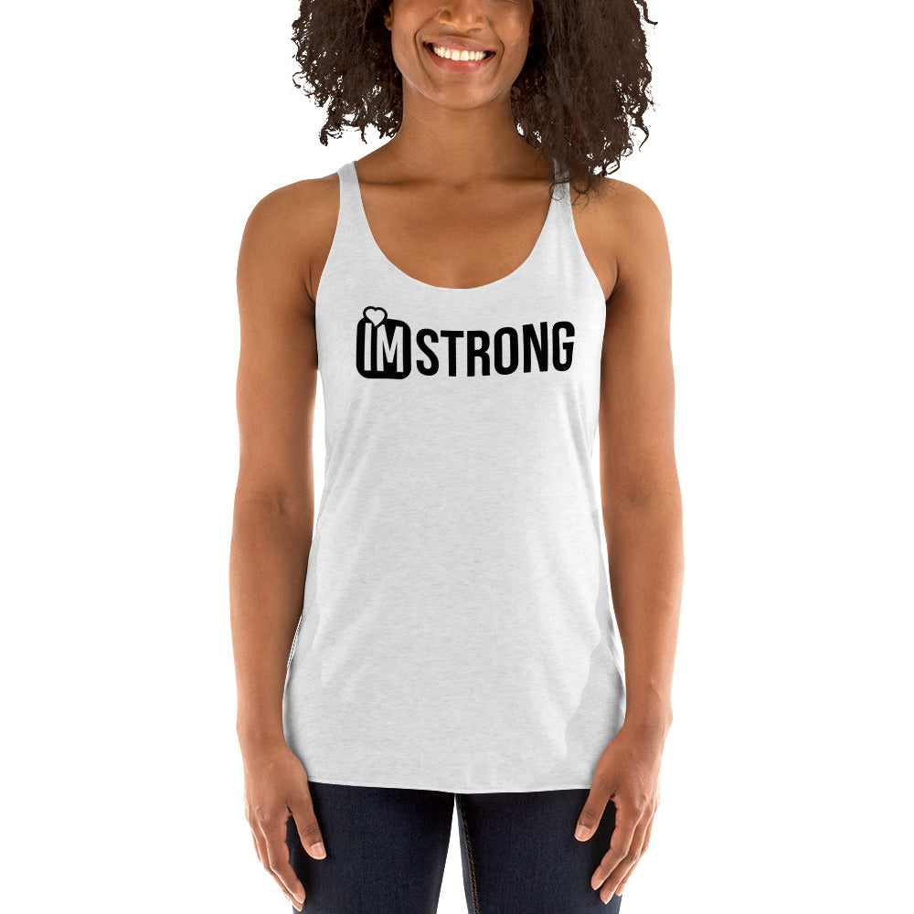 IM STRONG Women's Racerback Tank