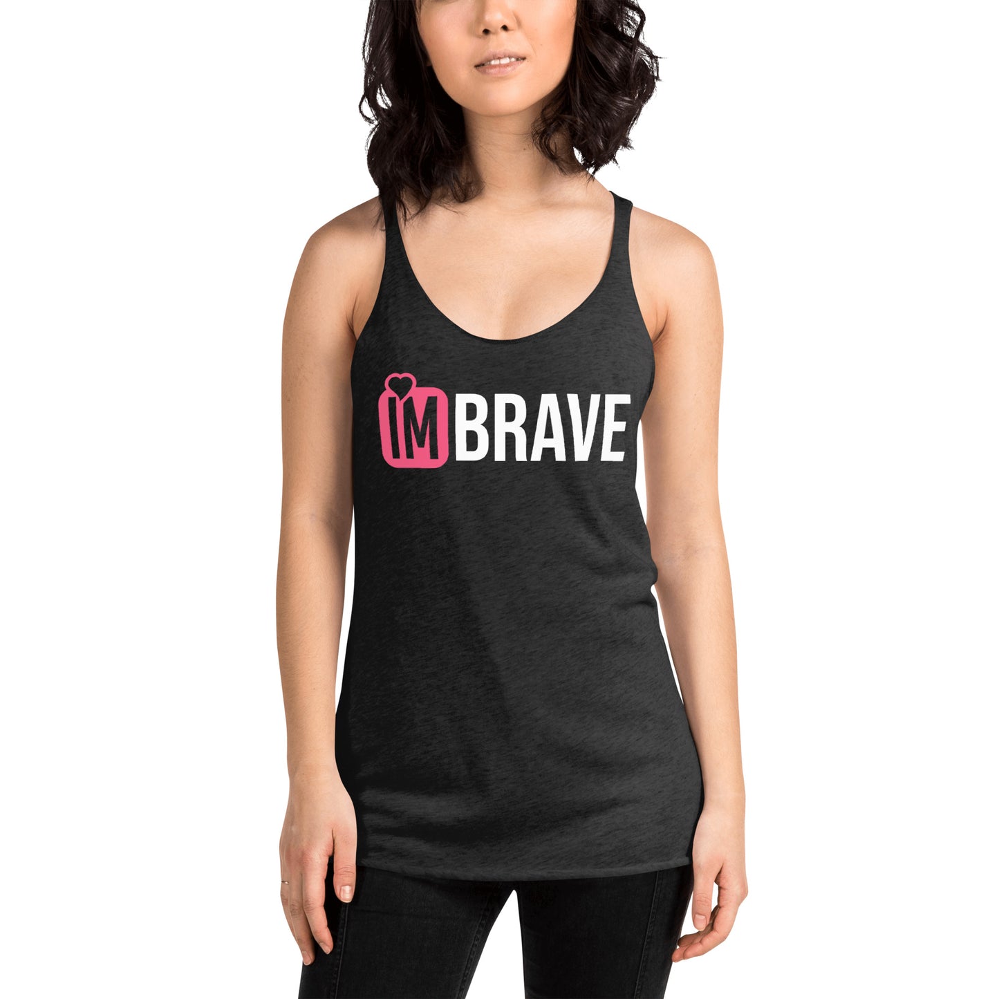 I'M BRAVE Women's Racerback Tank