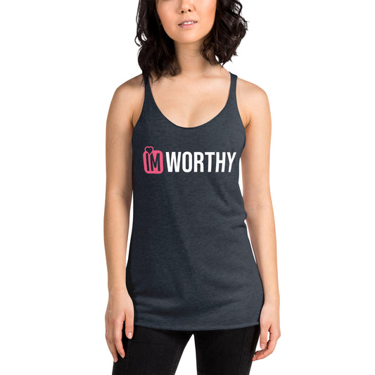 I'M WORTHY Women's Racerback Tank
