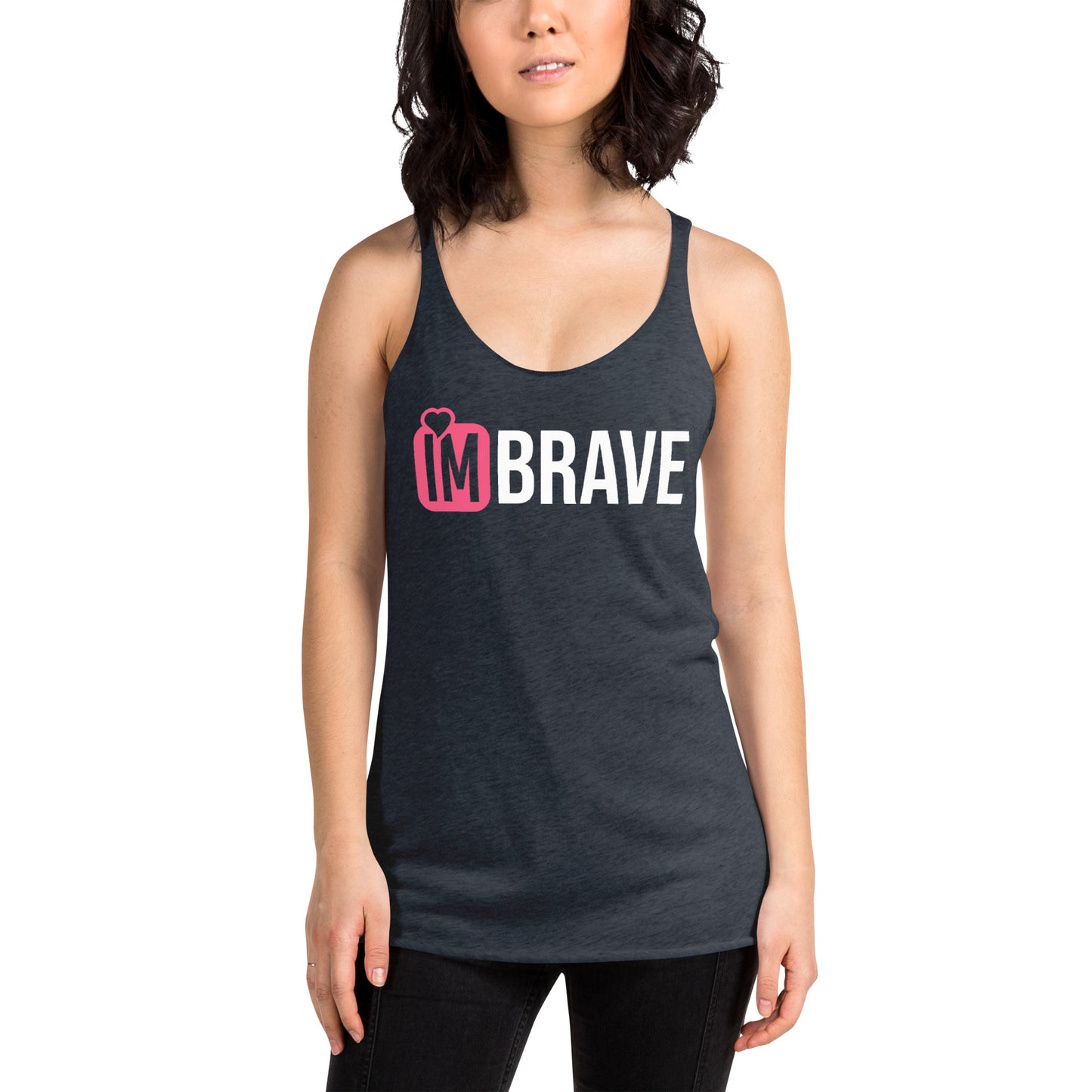 I'M BRAVE Women's Racerback Tank