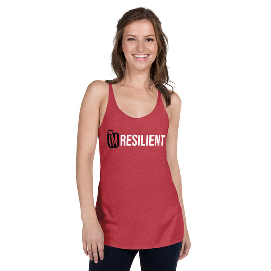 IM RESILIENT Women's Racerback Tank