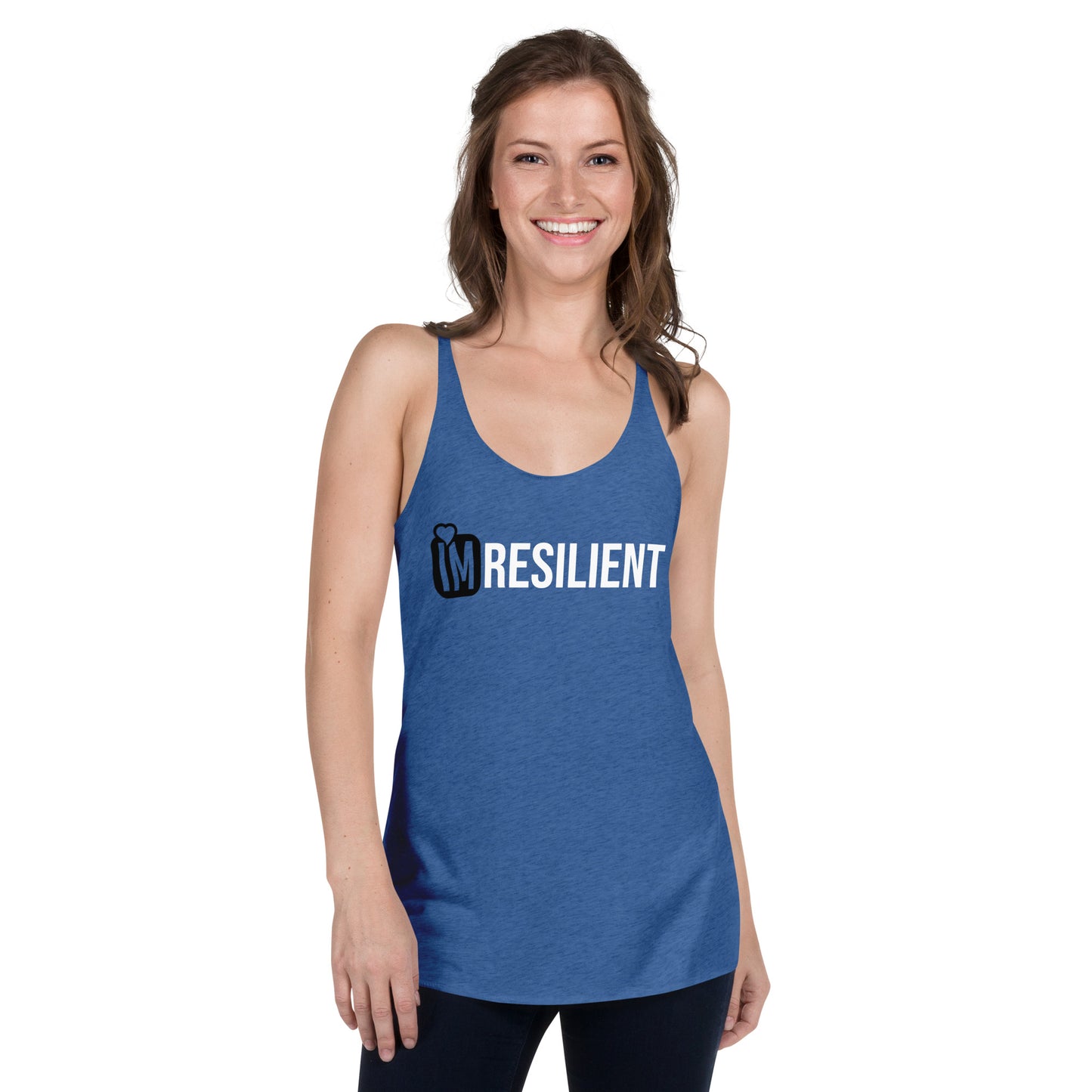 IM RESILIENT Women's Racerback Tank