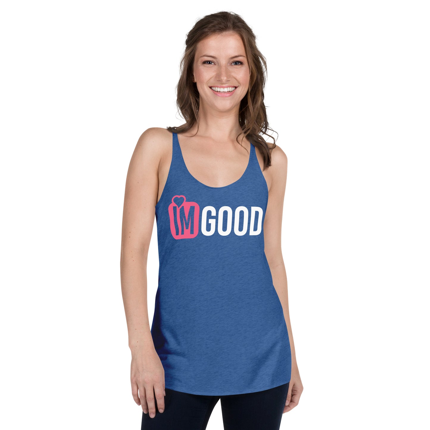 IM GOOD Women's Racerback Tank