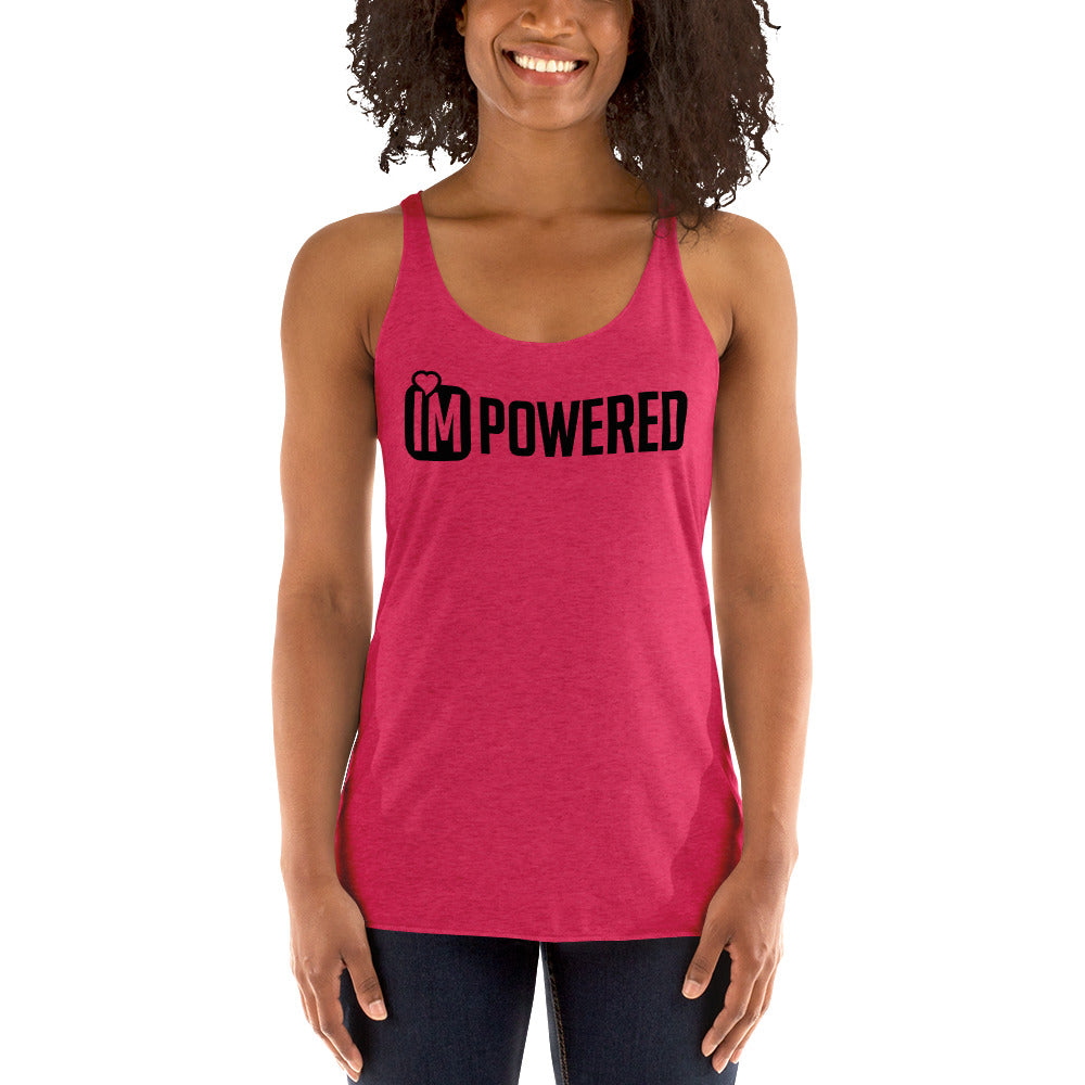 IM POWERED "Empowered" Women's Racerback Tank