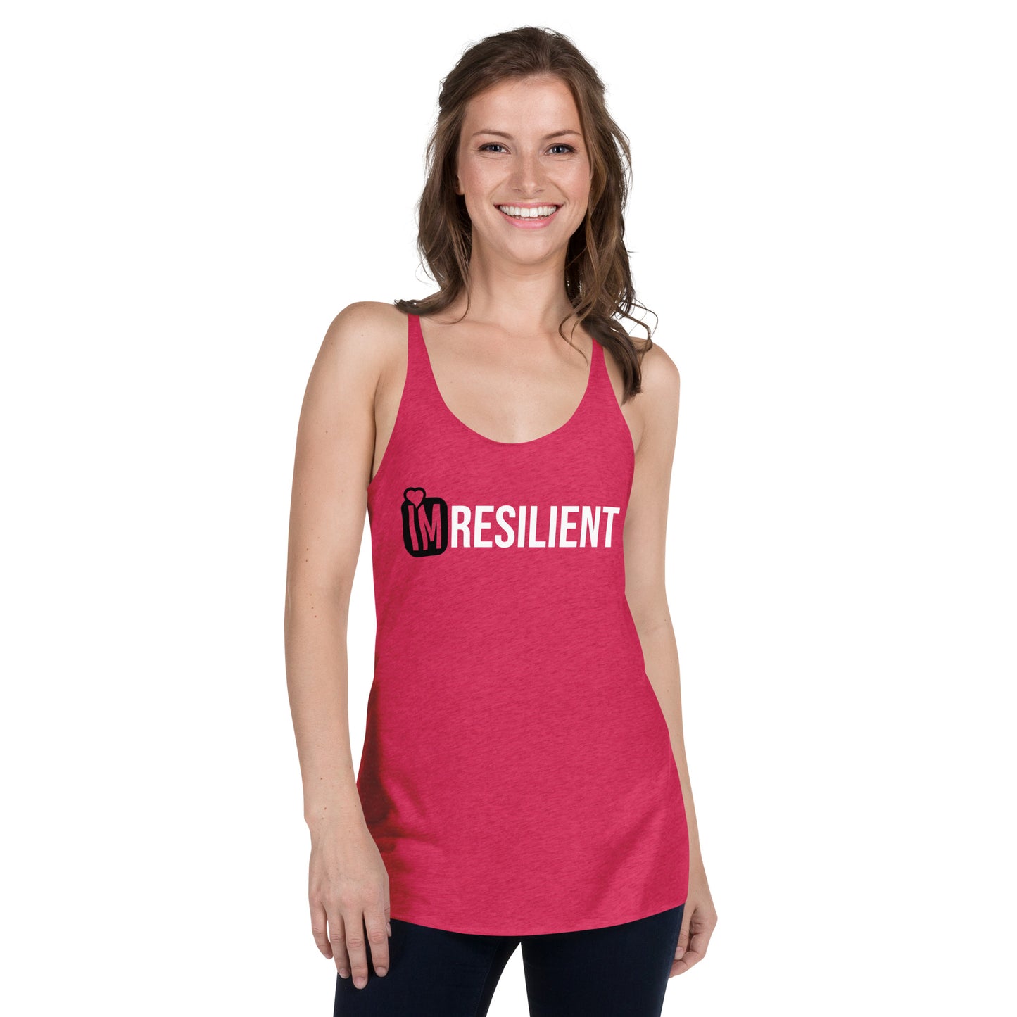 IM RESILIENT Women's Racerback Tank