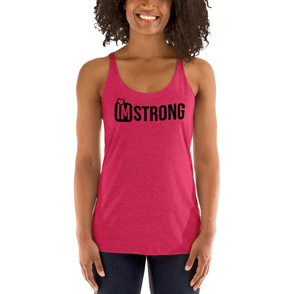 IM STRONG Women's Racerback Tank