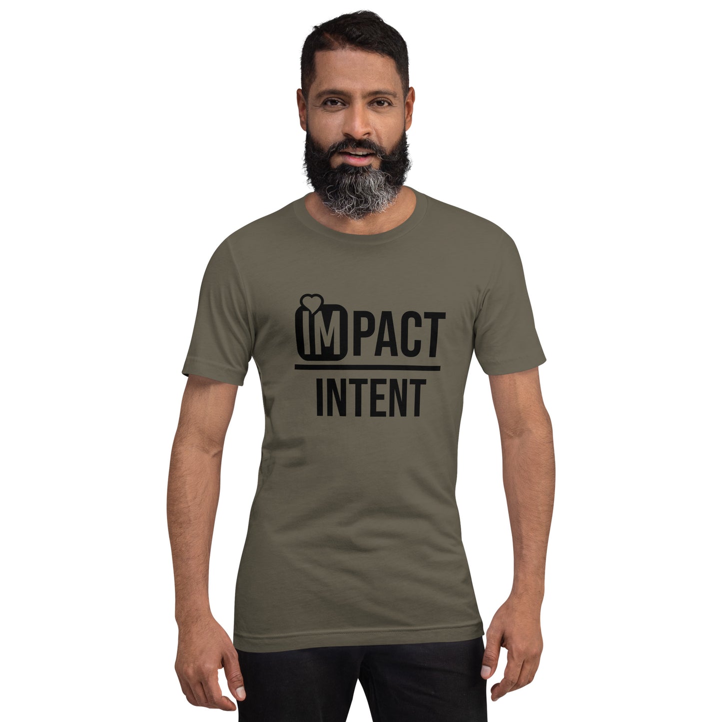 IMpact over Intent Unisex t-shirt