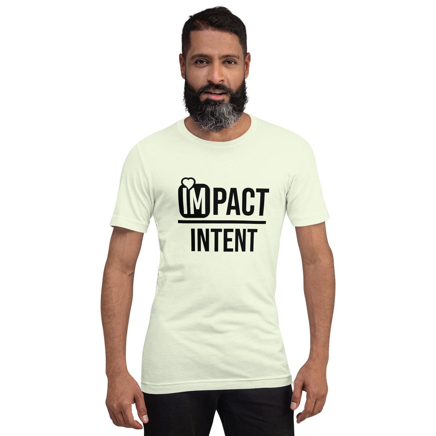 IMpact over Intent Unisex t-shirt