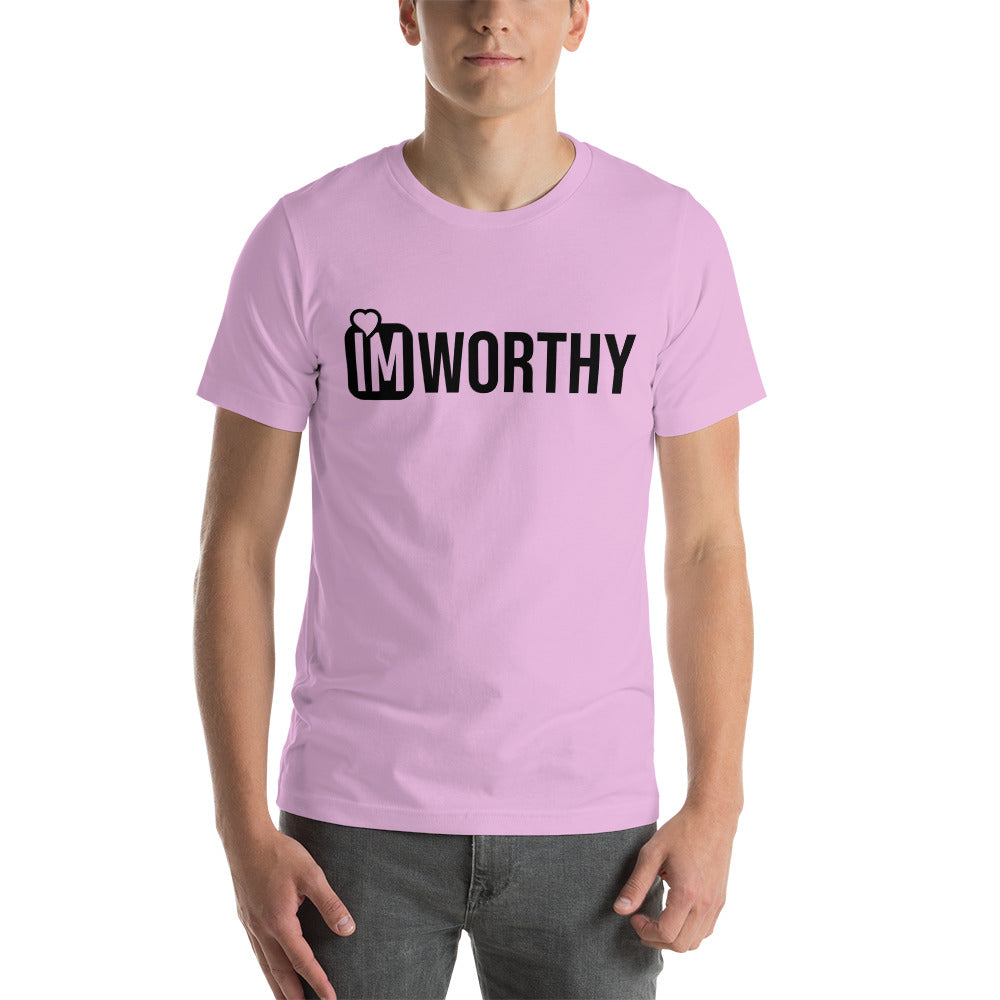 IM Worthy (Black writing) Unisex t-shirt