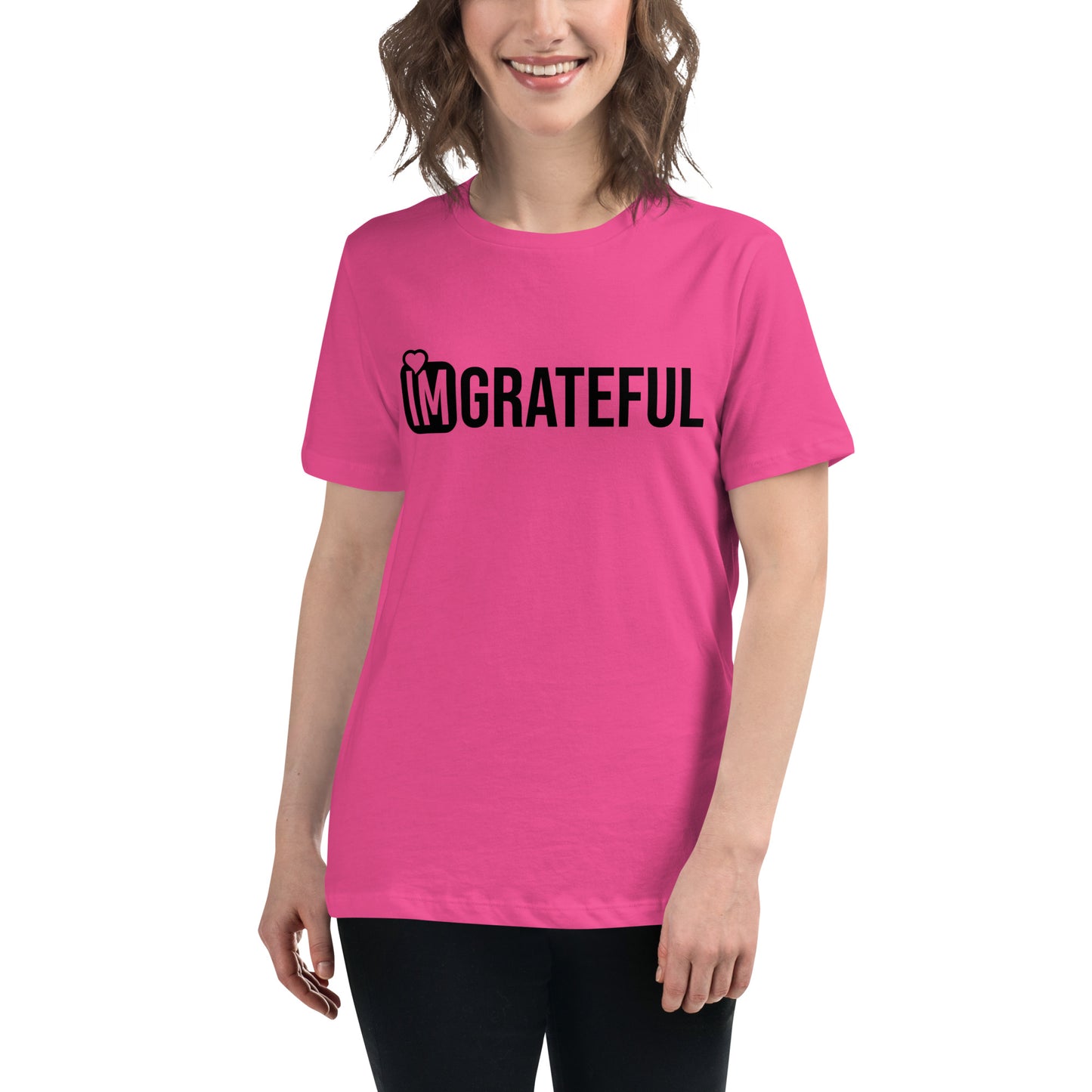 IM GRATEFUL Women's Relaxed T-Shirt