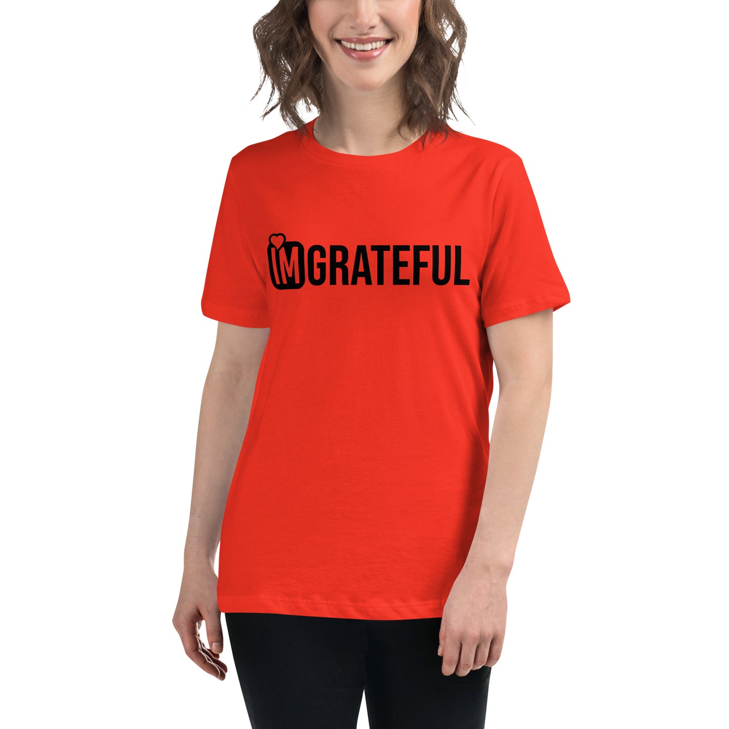 IM GRATEFUL Women's Relaxed T-Shirt