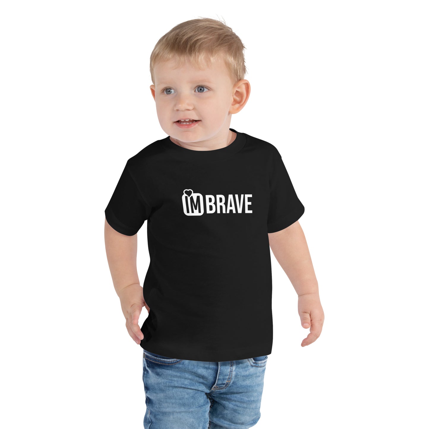 IM BRAVE Toddler Short Sleeve Tee