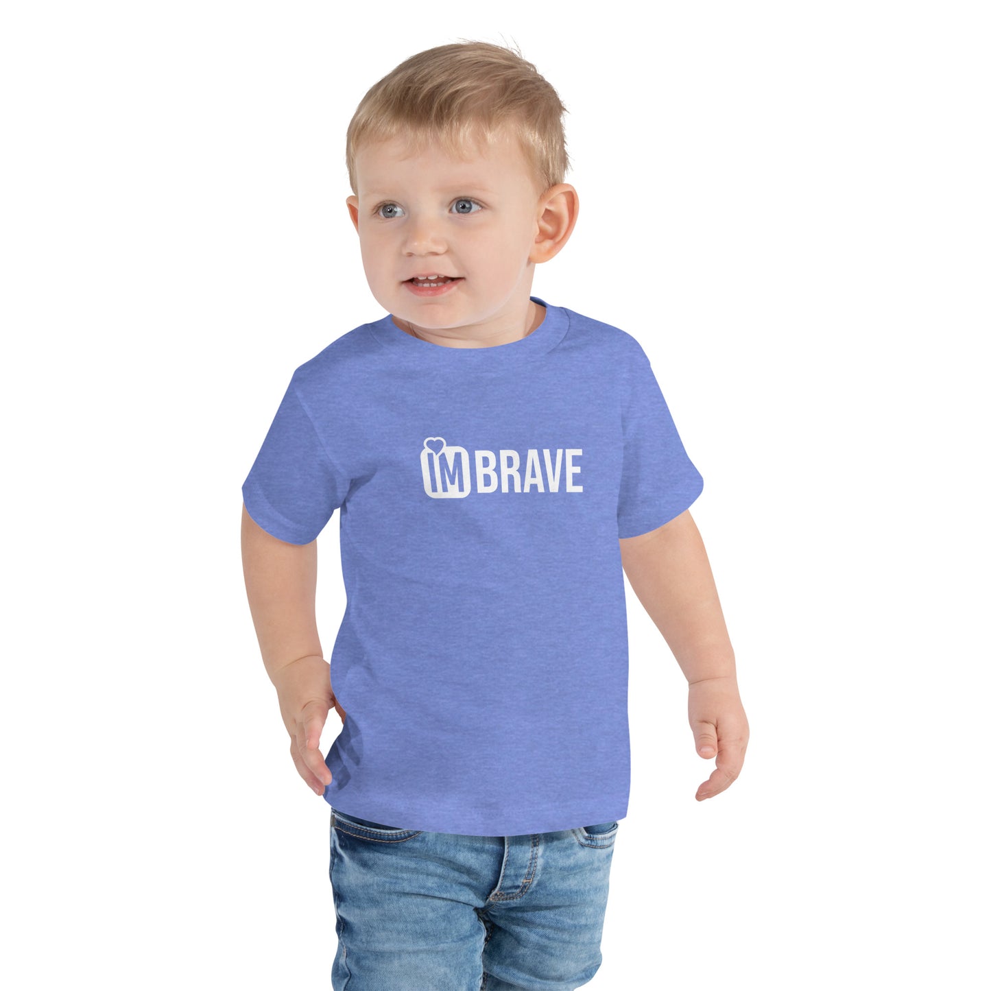 IM BRAVE Toddler Short Sleeve Tee