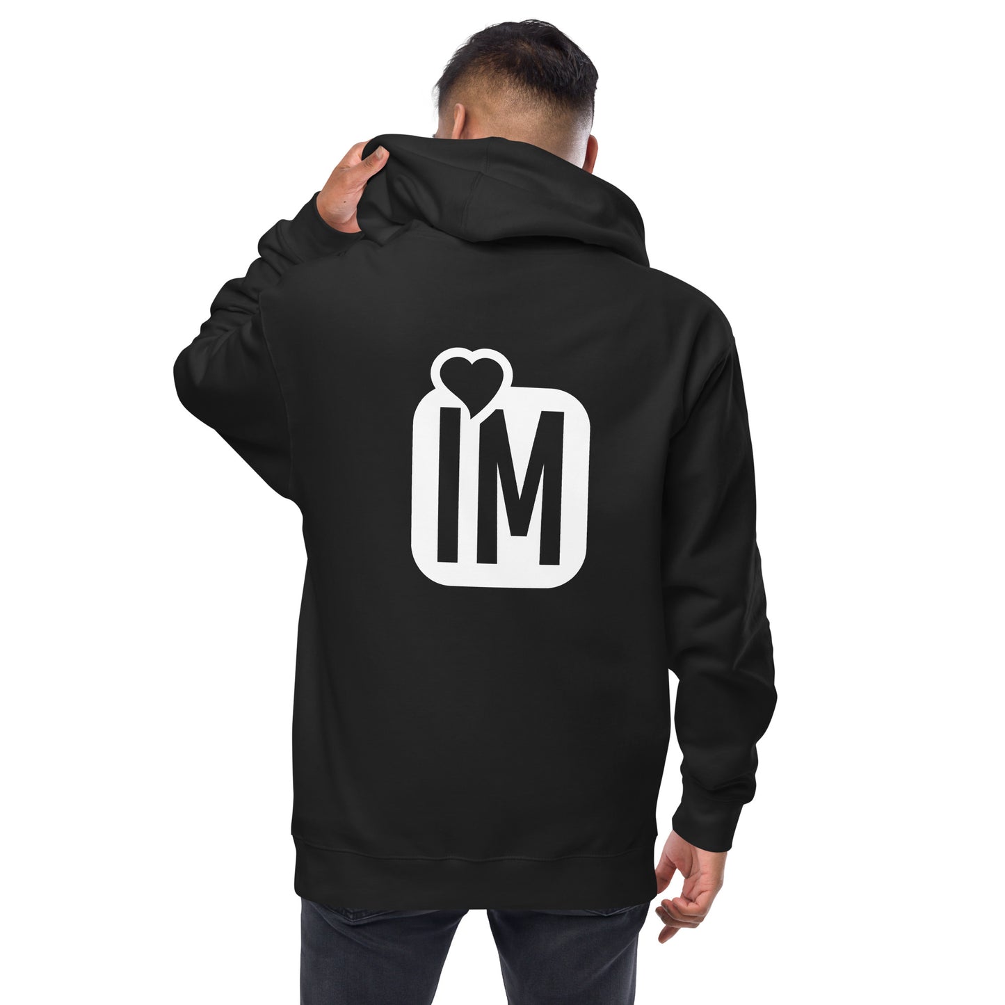 IM Unisex fleece zip up hoodie