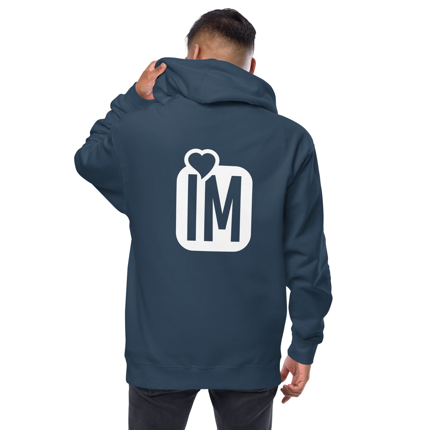 IM Unisex fleece zip up hoodie