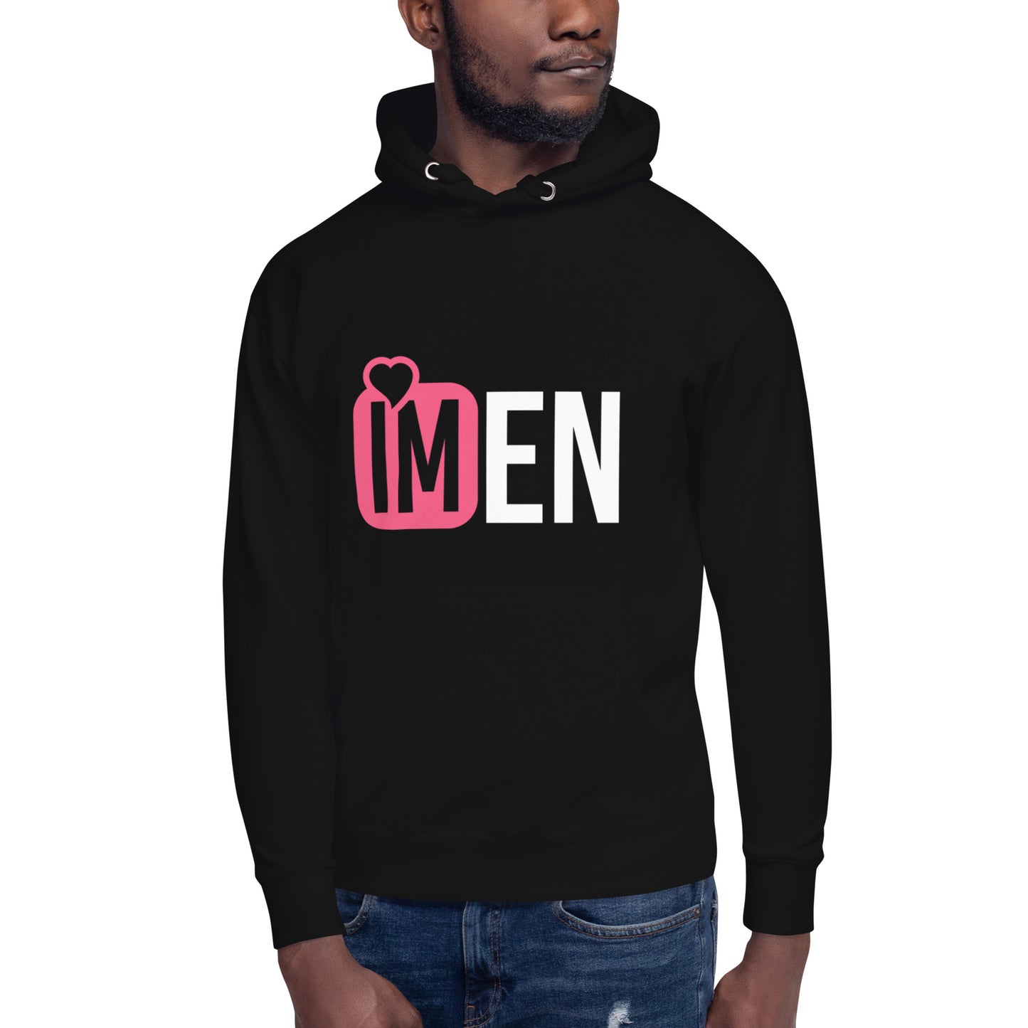 IM ENOUGH Pink Logo Unisex Hoodie