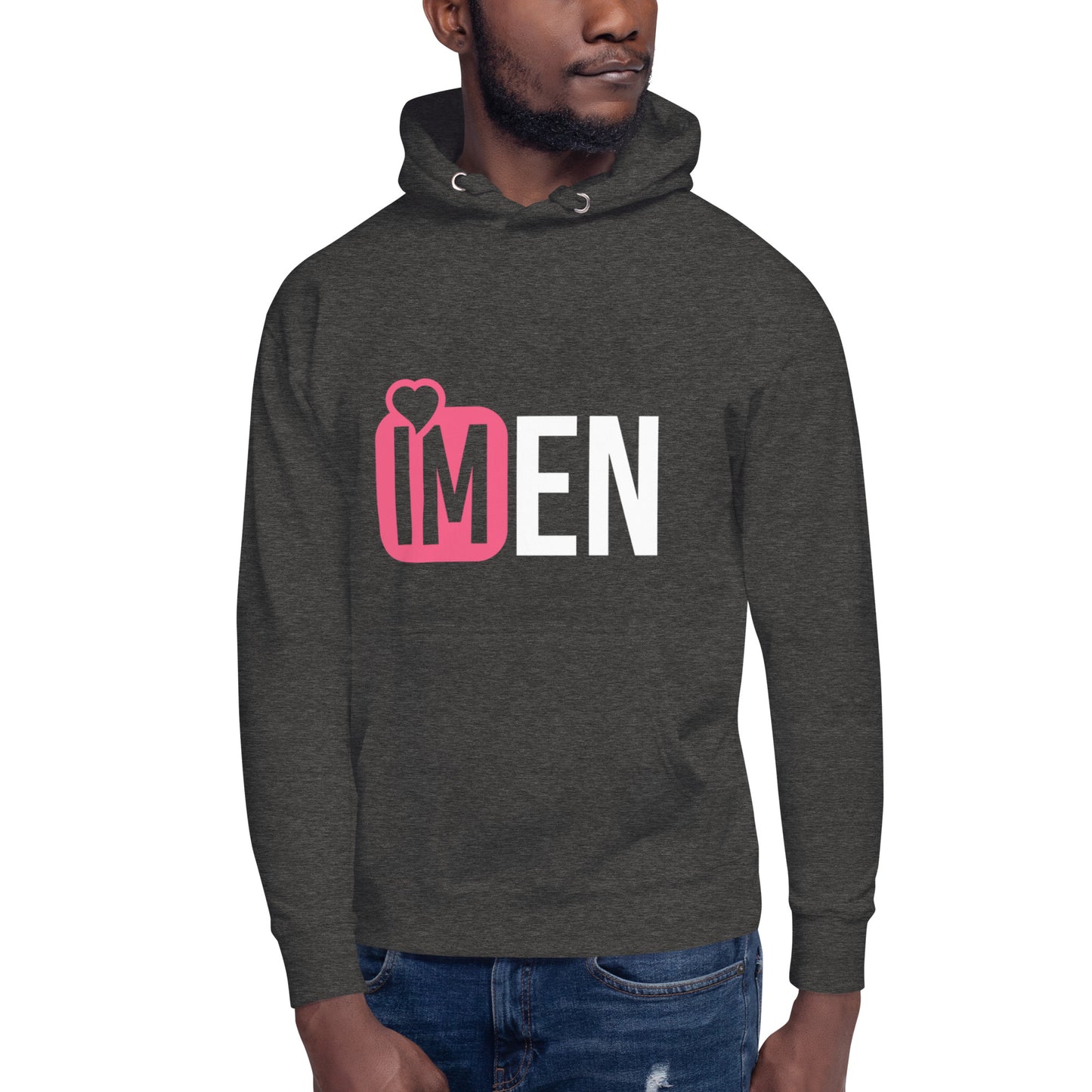 IM ENOUGH Pink Logo Unisex Hoodie