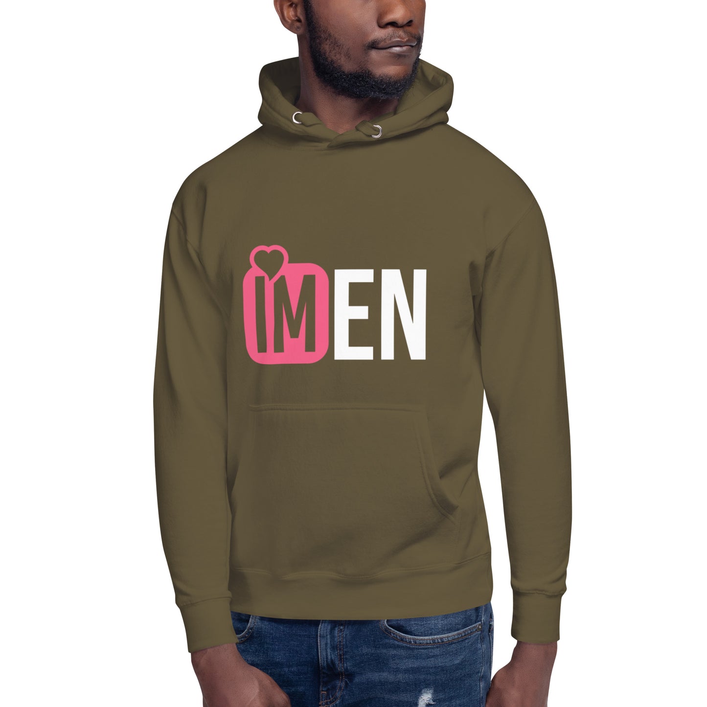 IM ENOUGH Pink Logo Unisex Hoodie