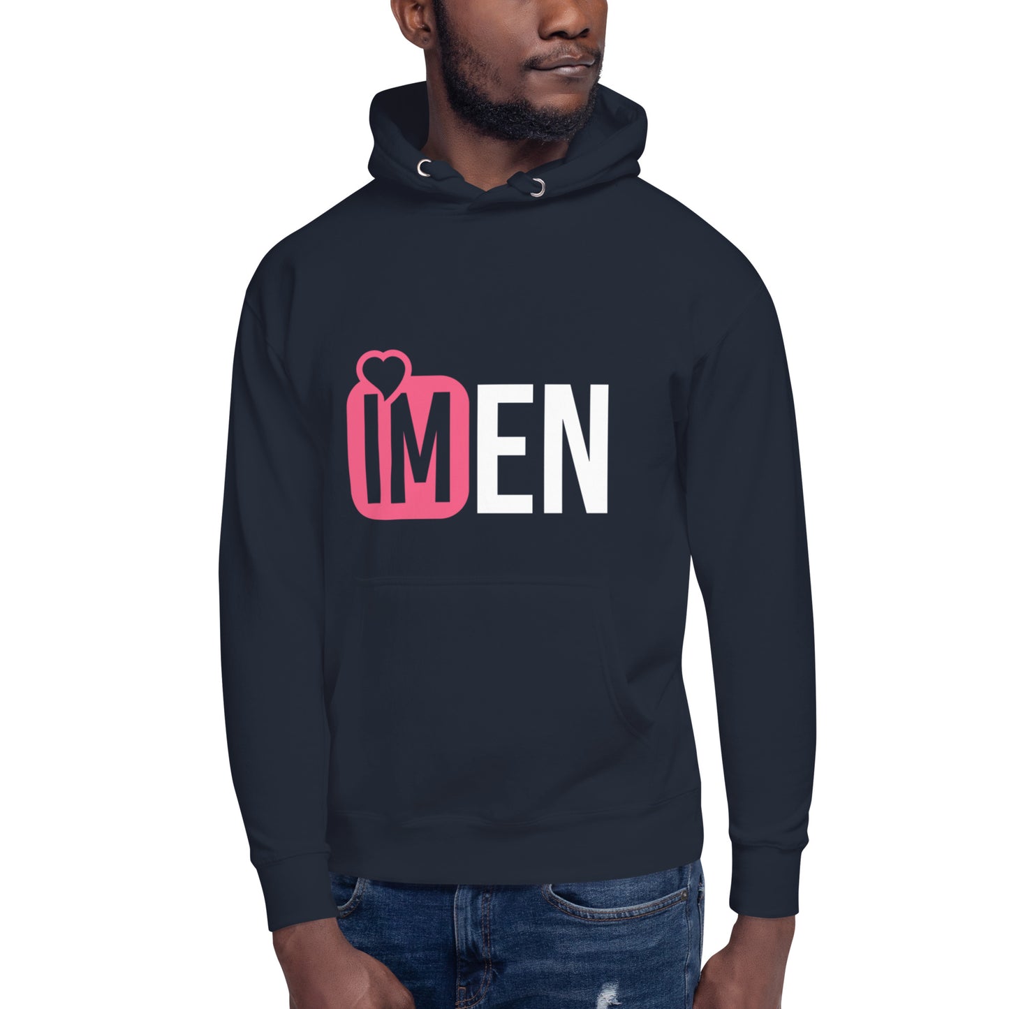 IM ENOUGH Pink Logo Unisex Hoodie