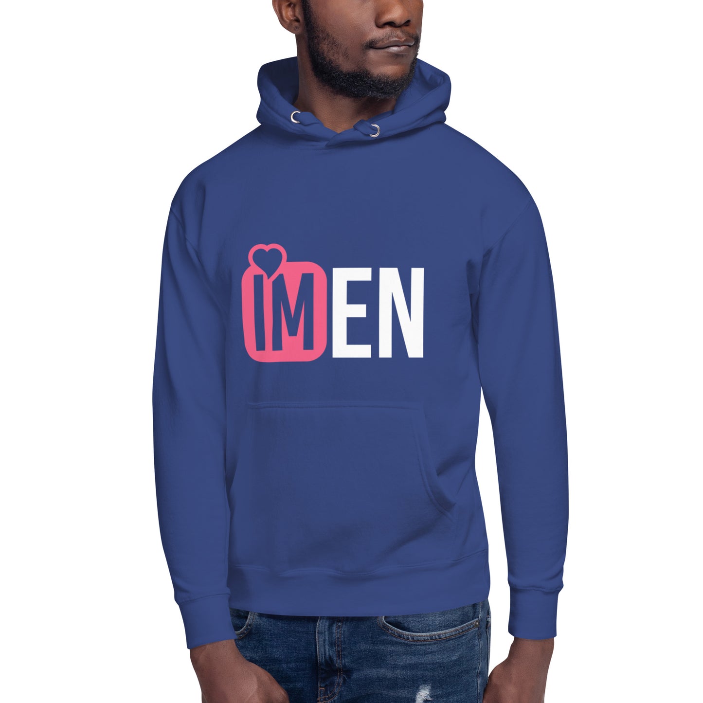 IM ENOUGH Pink Logo Unisex Hoodie