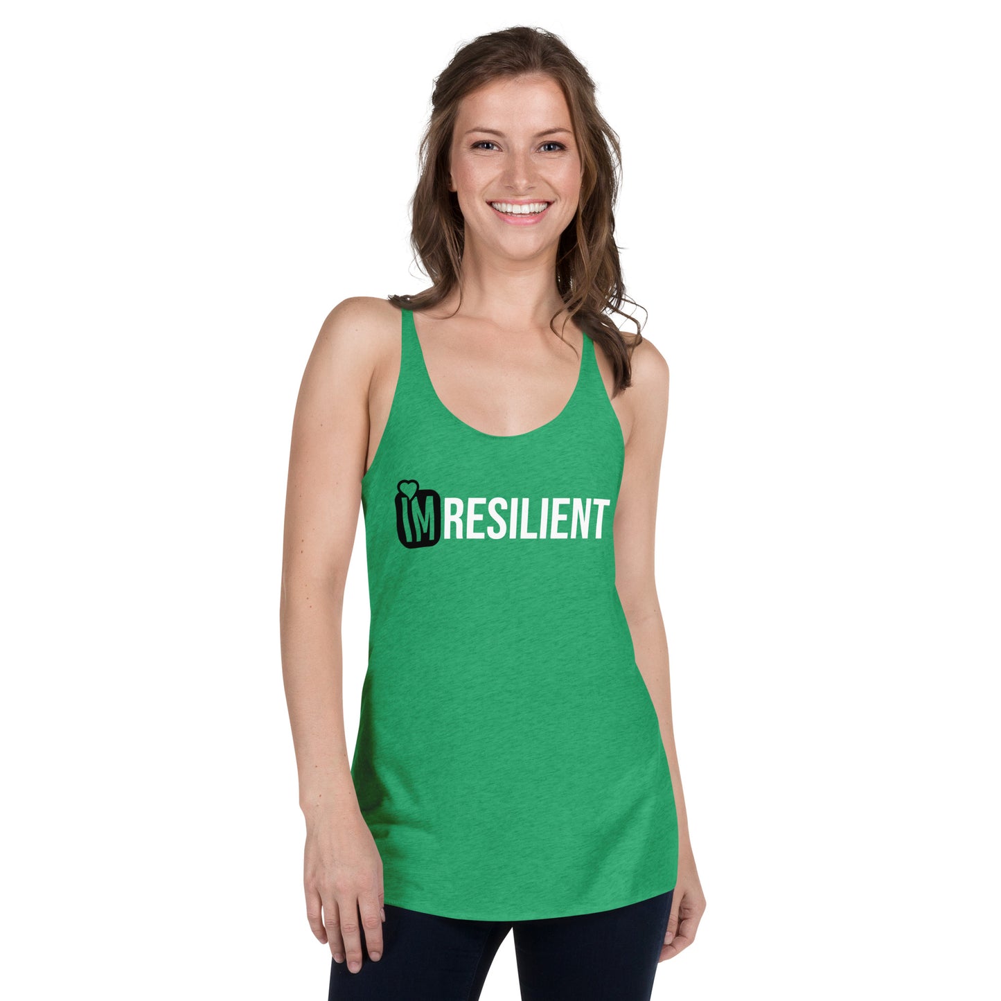 IM RESILIENT Women's Racerback Tank