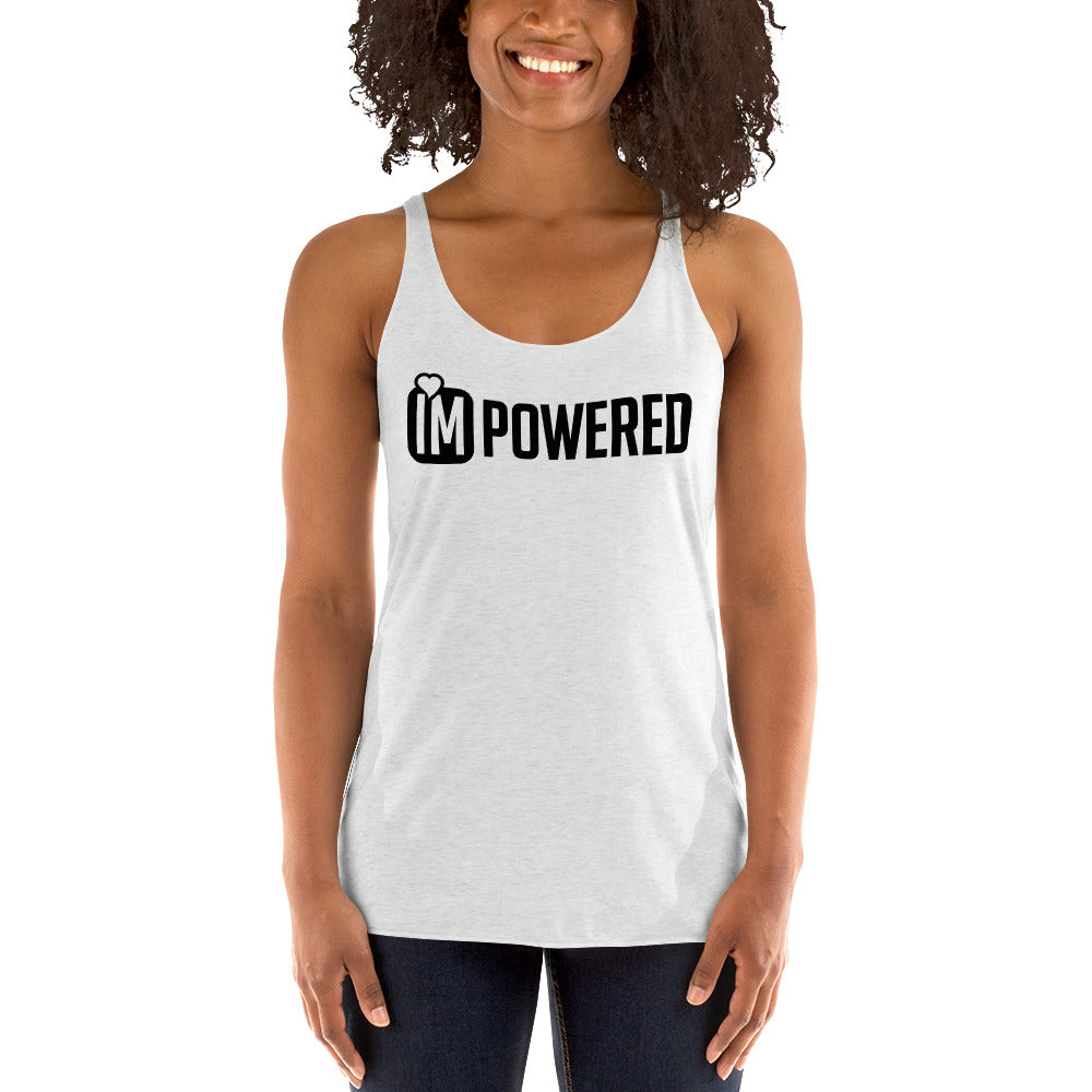 IM POWERED "Empowered" Women's Racerback Tank