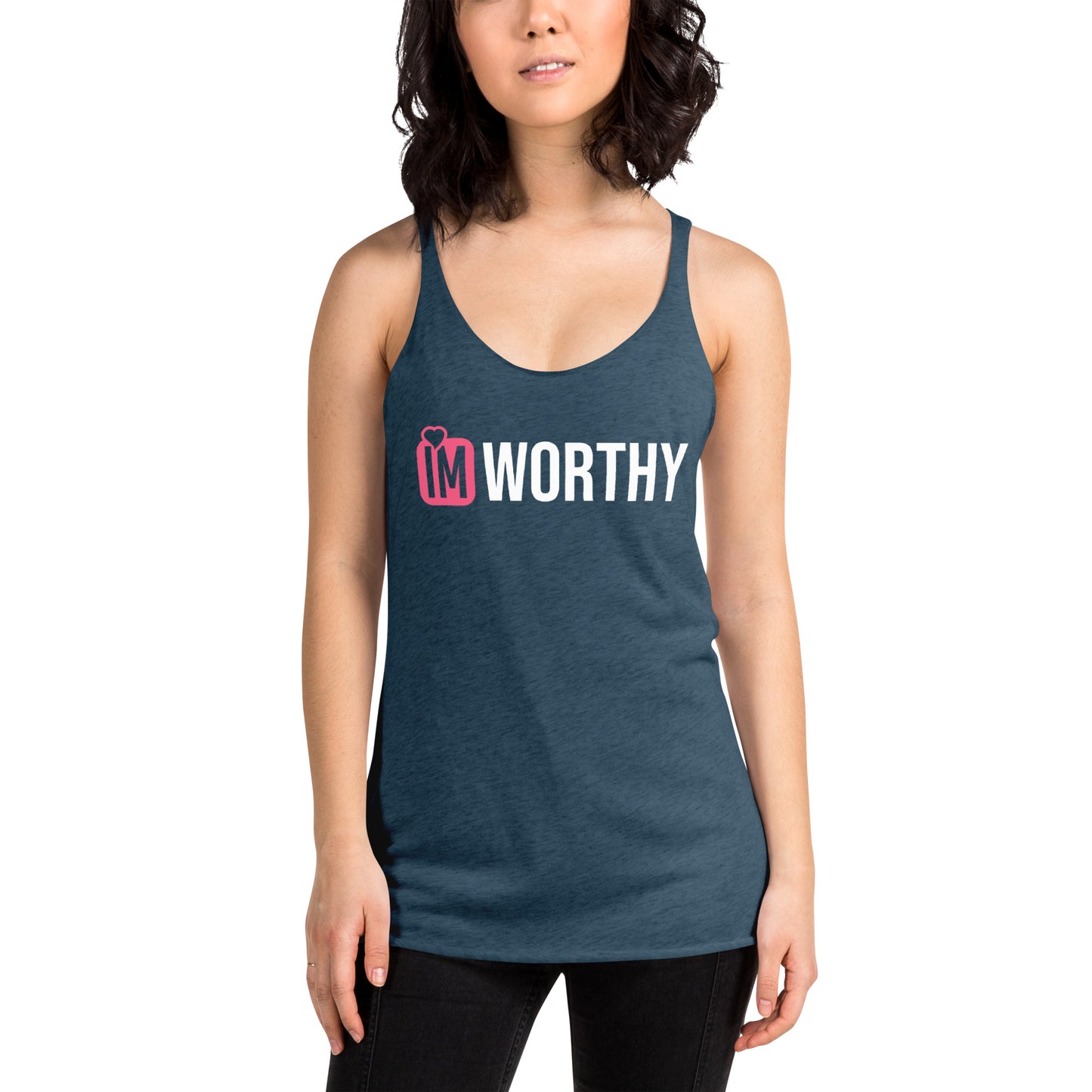 I'M WORTHY Women's Racerback Tank