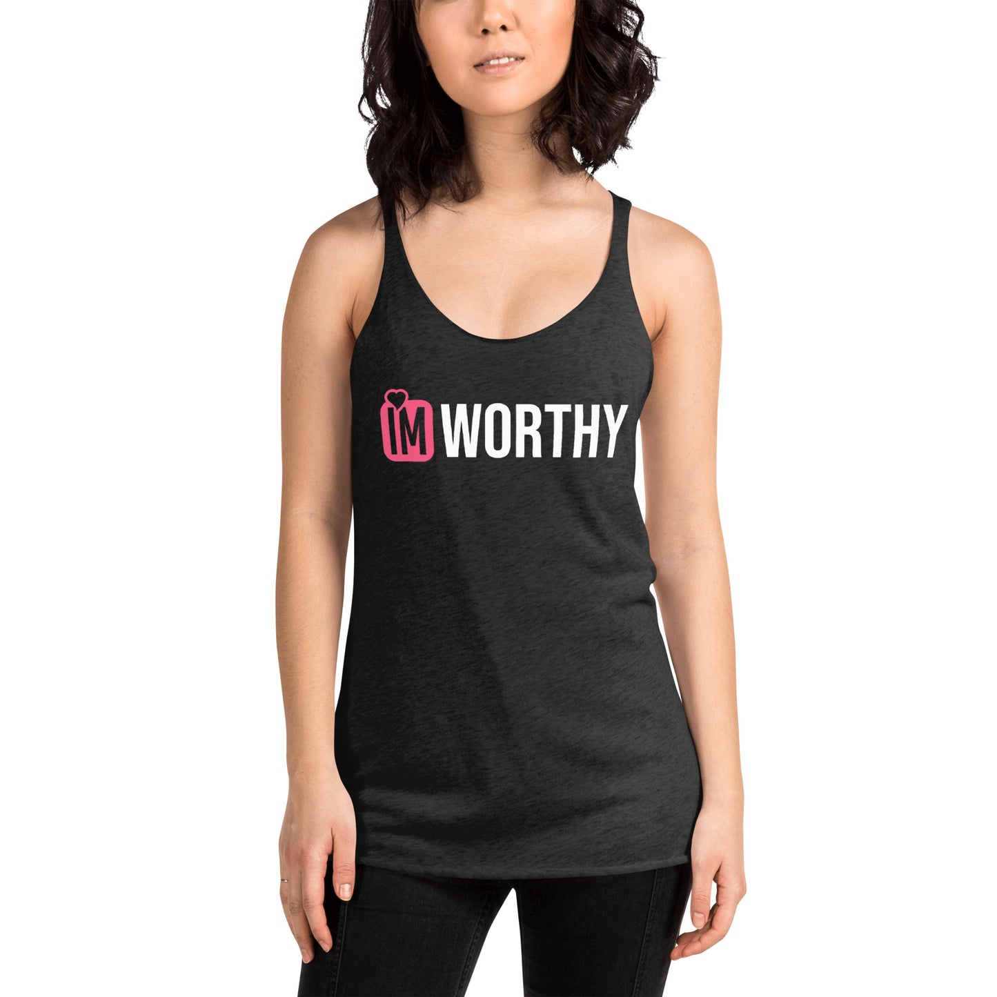 I'M WORTHY Women's Racerback Tank