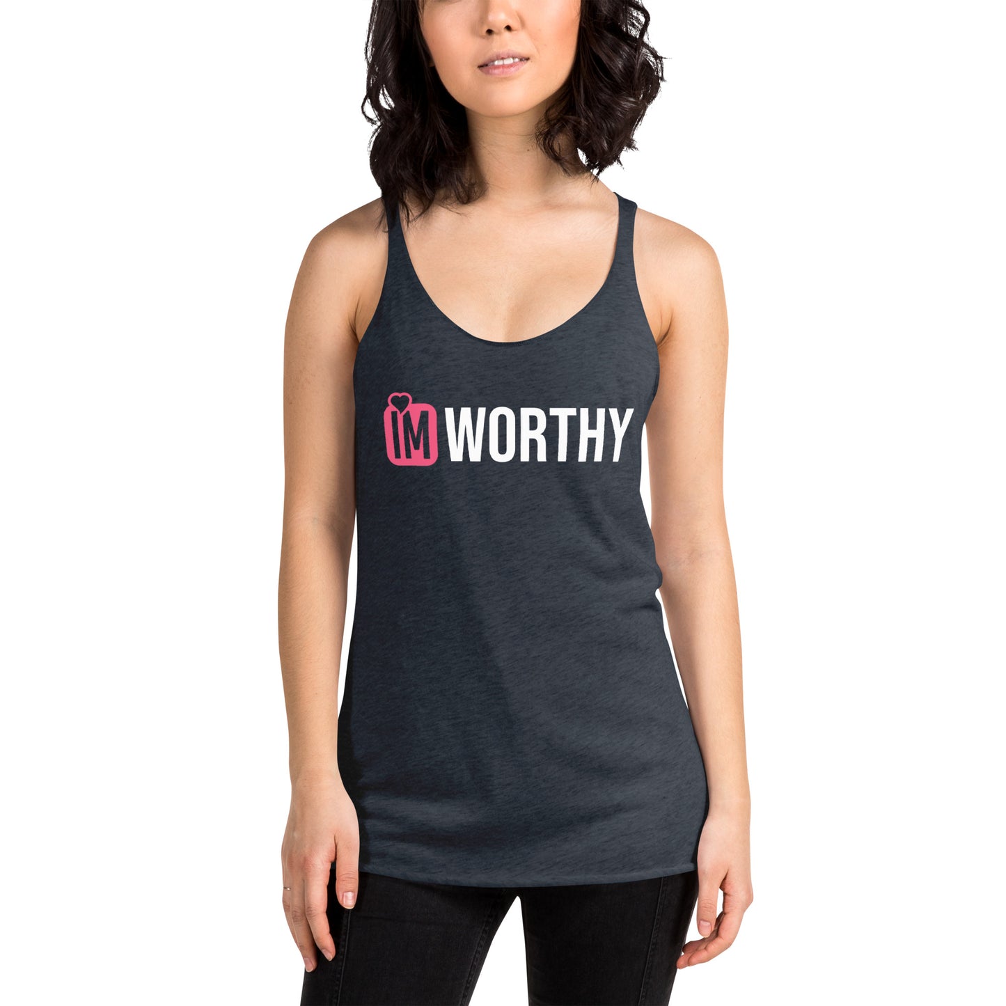I'M WORTHY Women's Racerback Tank