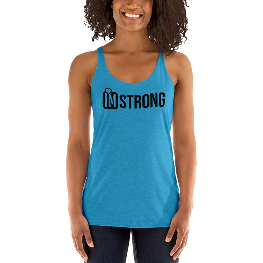 IM STRONG Women's Racerback Tank