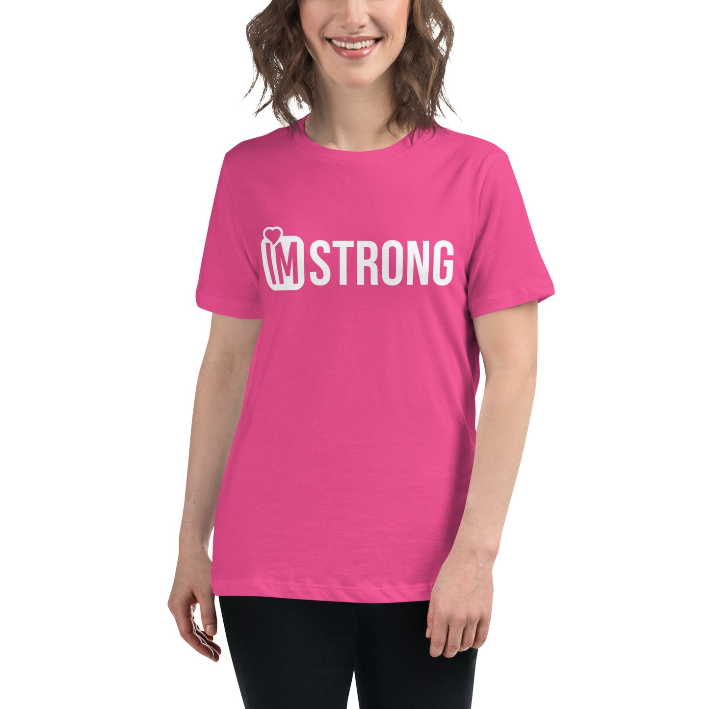 IM STRONG Women's Relaxed T-Shirt