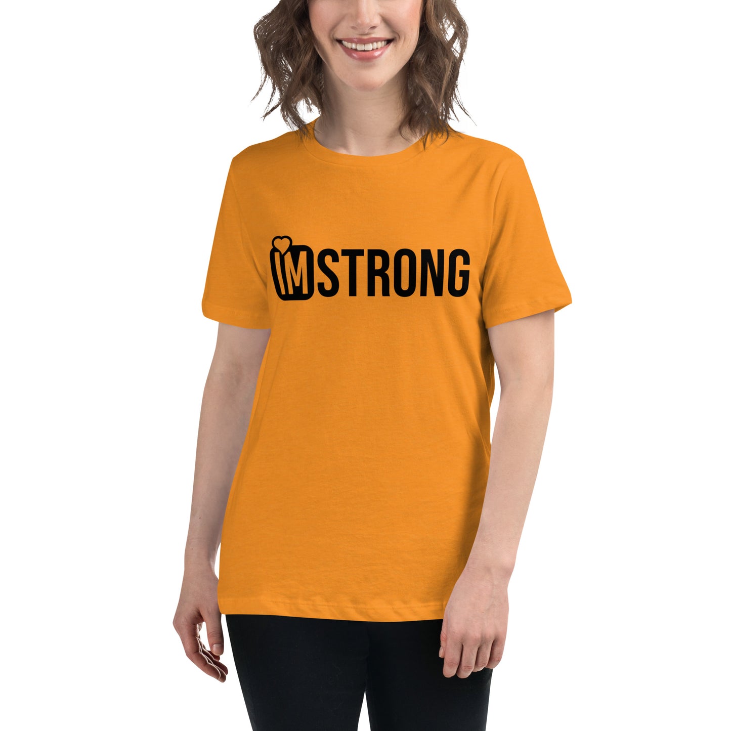 IM STRONG Women's Relaxed T-Shirt