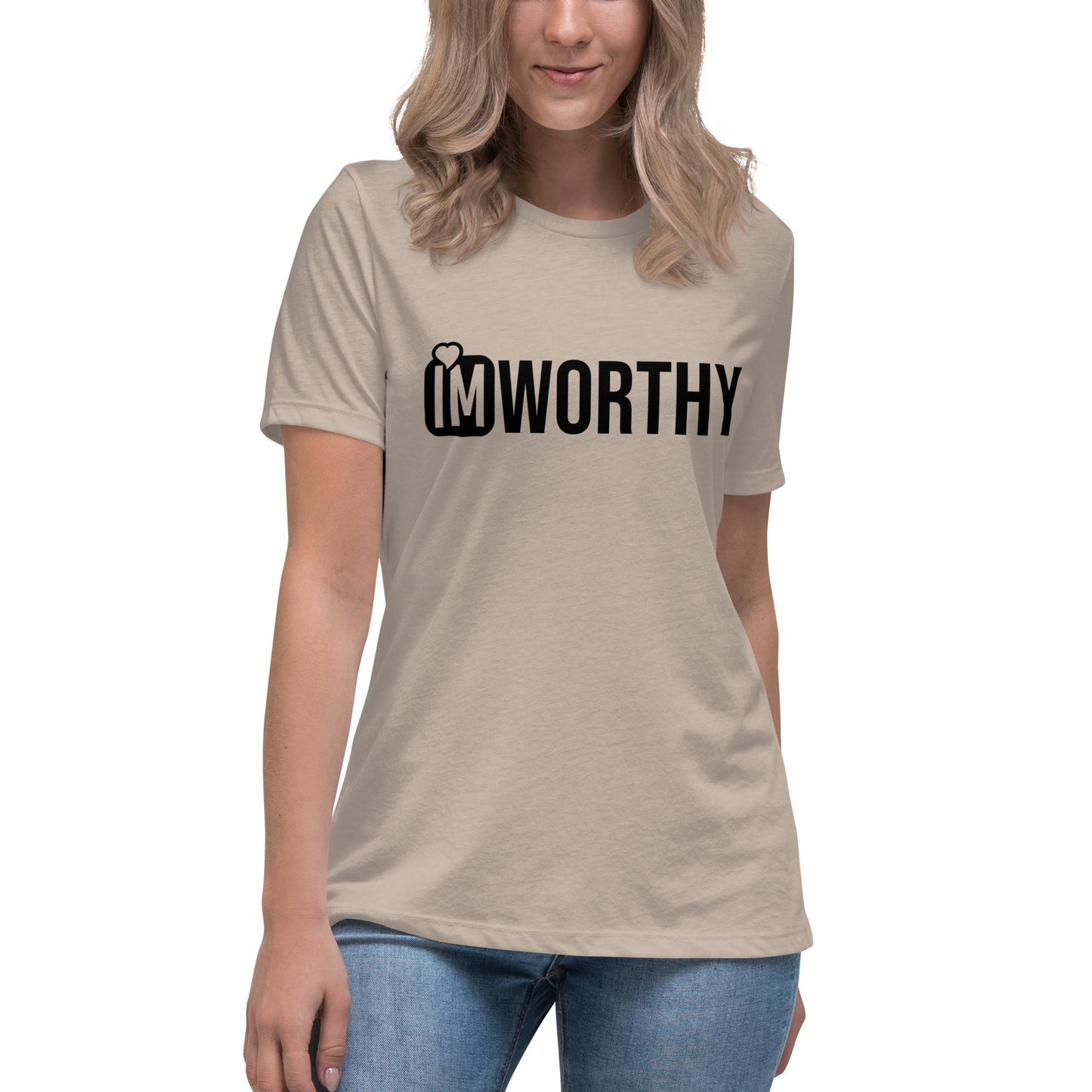 IM WORTHY Women's Relaxed T-Shirt