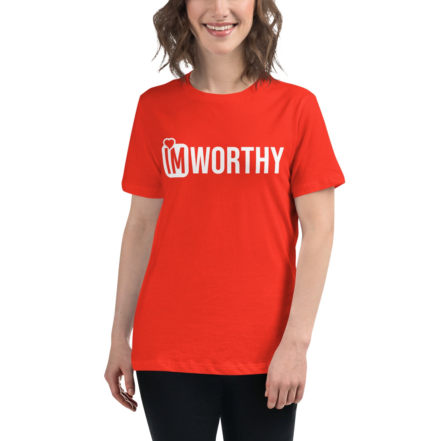 IM WORTHY Women's Relaxed T-Shirt